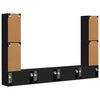 vidaXL Ensemble meuble TV 8 pcs Noir Bois d'ing&eacute;nierie