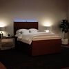 vidaXL Sommier &agrave; lattes de lit avec matelas Rose 140x190 cm Velours