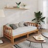 vidaXL Lit coulissant 2x(90x200) cm Marron miel Bois de pin massif
