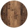 vidaXL Plateau de table Bois ancien &Oslash; 80 x 1,5 cm Bois d'ing&eacute;nierie