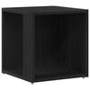 vidaXL &Eacute;tag&egrave;res d'angle Ch&ecirc;ne noir 33 x 33 x 34,5 cm Bois d'ing&eacute;nierie