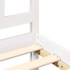 vidaXL Cadre de lit sans matelas blanc 90x190 cm bois massif