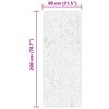 vidaXL Tapis HUARTE &agrave; poils courts doux lavable rouge clair 80x200 cm