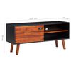 vidaXL Meuble TV 110x35x50 cm Bois d'acacia solide et MDF