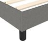 vidaXL Cadre de lit gris fonc&eacute; 160x200 cm tissu