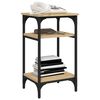 vidaXL Table d'appoint Ch&ecirc;ne sonoma 35x30x60 cm Bois d'ing&eacute;nierie