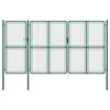 vidaXL Portail de jardin Acier 200x395 cm Vert
