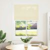 vidaXL Store pliss&eacute; cr&egrave;me 100x100 cm largeur du tissu 99,4cm polyester
