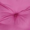 vidaXL Coussin de palette Rose 50x50x12 cm tissu