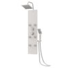vidaXL Panneau de douche Verre 25x47,5x130 cm Blanc