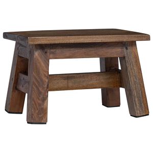 vidaXL Tabouret Naturel 30 x 20 x 20 cm Bois d'Acajou