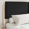 vidaXL Cadre de lit avec t&ecirc;te de lit rembourr&eacute;e Noir 140 x 200 cm