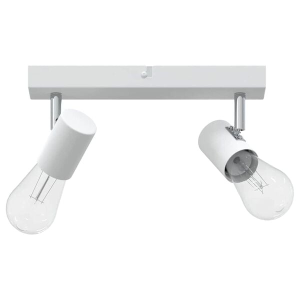 vidaXL Spot de plafond Blanc 26 x 6,5 x 11,5 cm M&eacute;tal