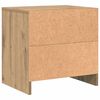 vidaXL Cabinet de chevet Ch&ecirc;ne artisanal 45 x 34 x 44,5 cm