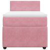 vidaXL Sommier &agrave; lattes de lit et matelas Rose 80x200 cm Velours