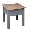 vidaXL Table de chevet Gris 50,5x50,5x52,5 cm Pin Gamme Panama