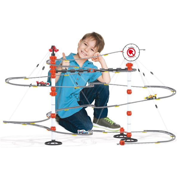 Quercetti Ensemble de circuit &agrave; billes Skyrail Race 187 pcs