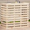 vidaXL Table de bar d'ext&eacute;rieur 113,5x50x103 cm bois massif de pin