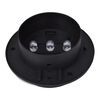 vidaXL Lampes solaires &agrave; LED d'ext&eacute;rieur pour cl&ocirc;ture 12 pcs Noir