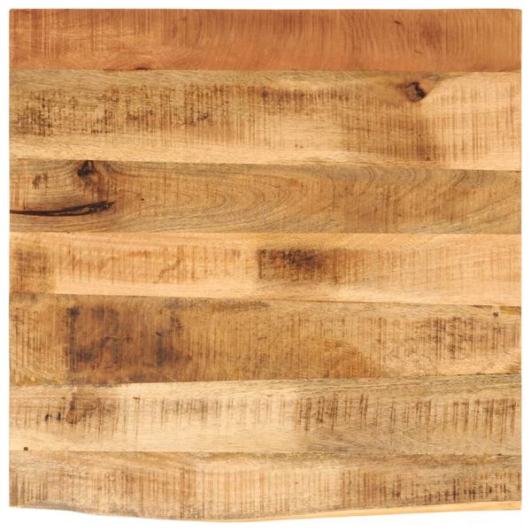 vidaXL Dessus de table 40x40x3,8 cm bord vif bois massif manguier brut