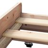 vidaXL Cadre de lit Naturel 90 x 200 cm Pin massif