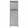 vidaXL Ensemble de meubles de salle de bain 3 pcs gris b&eacute;ton