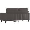 vidaXL Canap&eacute; &agrave; 2 places Gris 140 cm Similicuir