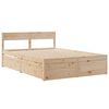 vidaXL Cadre de lit sans matelas 120x190 cm bois de pin massif