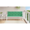 vidaXL Coussin de banc de jardin vert 150x(50+50)x7 cm tissu oxford