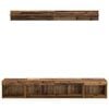 vidaXL Ensemble de meuble TV mural 5 pcs Bois ancien Bois d'ing&eacute;nierie