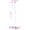 vidaXL Auvent lat&eacute;ral r&eacute;tractable 140 x 300 cm Rouge
