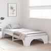 vidaXL Cadre de lit Blanc 75 x 190 cm Pin massif