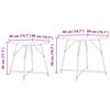vidaXL Ensemble de tables d'appoint 2 pcs Ch&ecirc;ne Sonoma et noir