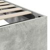 vidaXL Cadre de lit ottoman Gris B&eacute;ton 150 x 200 cm Bois d&rsquo;ing&eacute;nierie