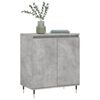 vidaXL Buffet Gris b&eacute;ton 60x35x70 cm Bois d'ing&eacute;nierie
