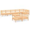 vidaXL Salon de jardin 9 pcs Bois de pin massif