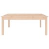 vidaXL Table basse 100x100x40 cm Bois massif de pin