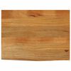vidaXL Dessus de table &agrave; bord vivant 70x60x3,8 cm bois massif manguier
