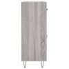 vidaXL Buffet sonoma gris 69,5x34x90 cm bois d'ing&eacute;nierie