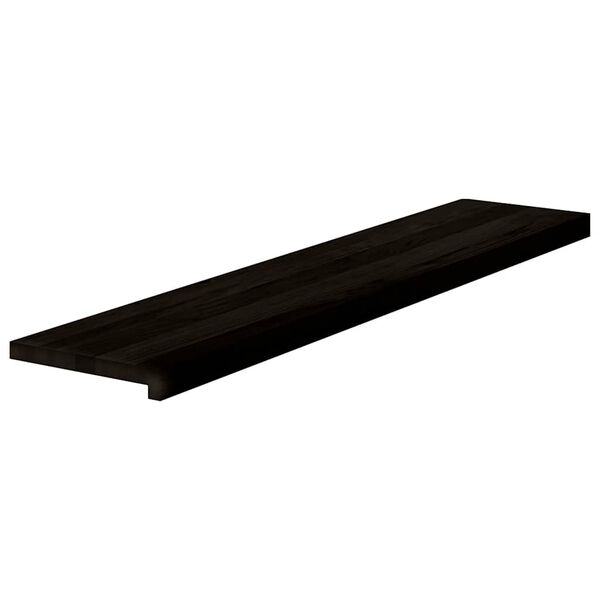 vidaXL Marches d'escalier 2 pcs marron fonc&eacute; 120x30x2 cm ch&ecirc;ne massif