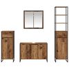 vidaXL Ensemble de mobilier de salle de bain avec tiroir Bois ancien