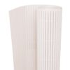 vidaXL Cl&ocirc;ture de jardin double face 110x400 cm Blanc