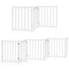 vidaXL Barri&egrave;re pour chien porte pliable 15 panneaux bois de peuplier
