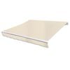 vidaXL Auvent pliable manuel 300 cm Cr&egrave;me