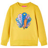 Sweatshirt pour enfants ocre foncé 104