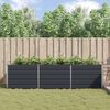 vidaXL Jardini&egrave;re Anthracite 195 x 100 x 45 cm Acier galvanis&eacute;