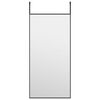 vidaXL Miroir de porte Noir 30x60 cm Verre et aluminium