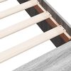 vidaXL Cadre de lit sans matelas sonoma gris 180x200 cm