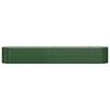 vidaXL Lit sur&eacute;lev&eacute; de jardin Acier galvanis&eacute; 440x80x68 cm Vert