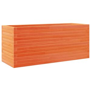 vidaXL Jardini&egrave;re cire marron 110x40x46 cm bois de pin massif